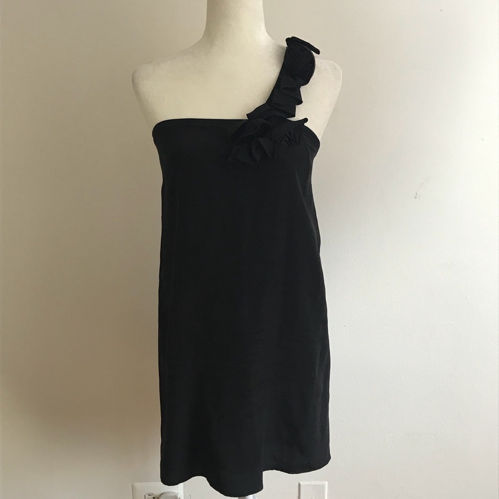 Yumi Off Silk Shoulder Dress